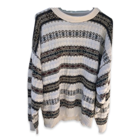 EUC Trader Bay 90's Vintage Men's Chunky Crew Neck Sweater Size XLg. - Picture 1 of 9